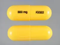 IG322 300 mg Pill Yellow Capsule image