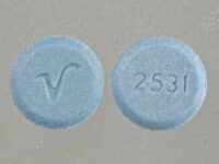 V 2531 blue rounded pill