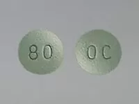 Oxycontin OC 80 mg Tablet