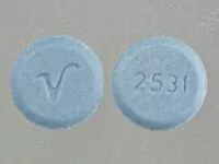 V 2531 blue rounded pill