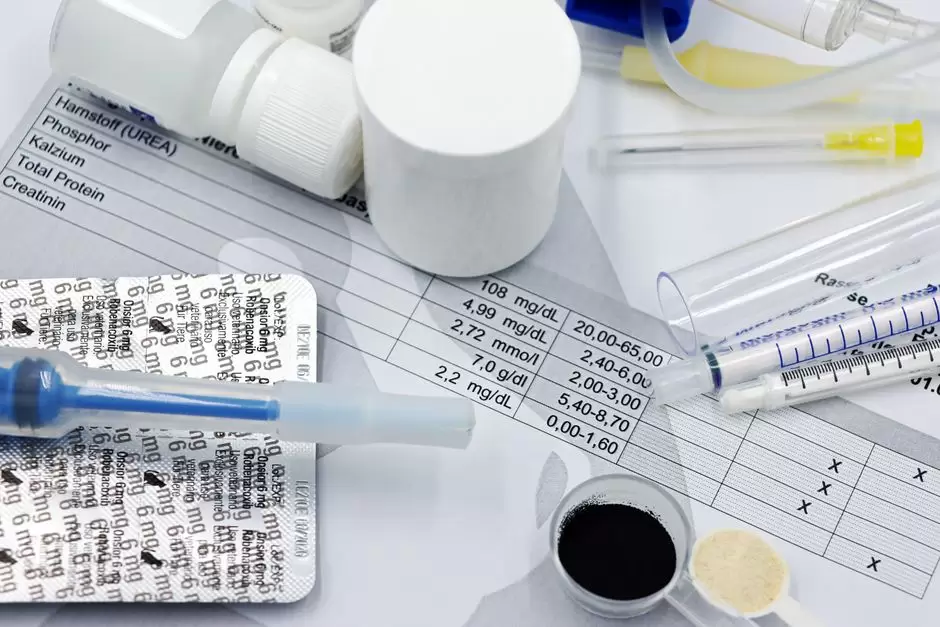 Laboratory technician examining a hair sample for oxycodone drug testing analysis
